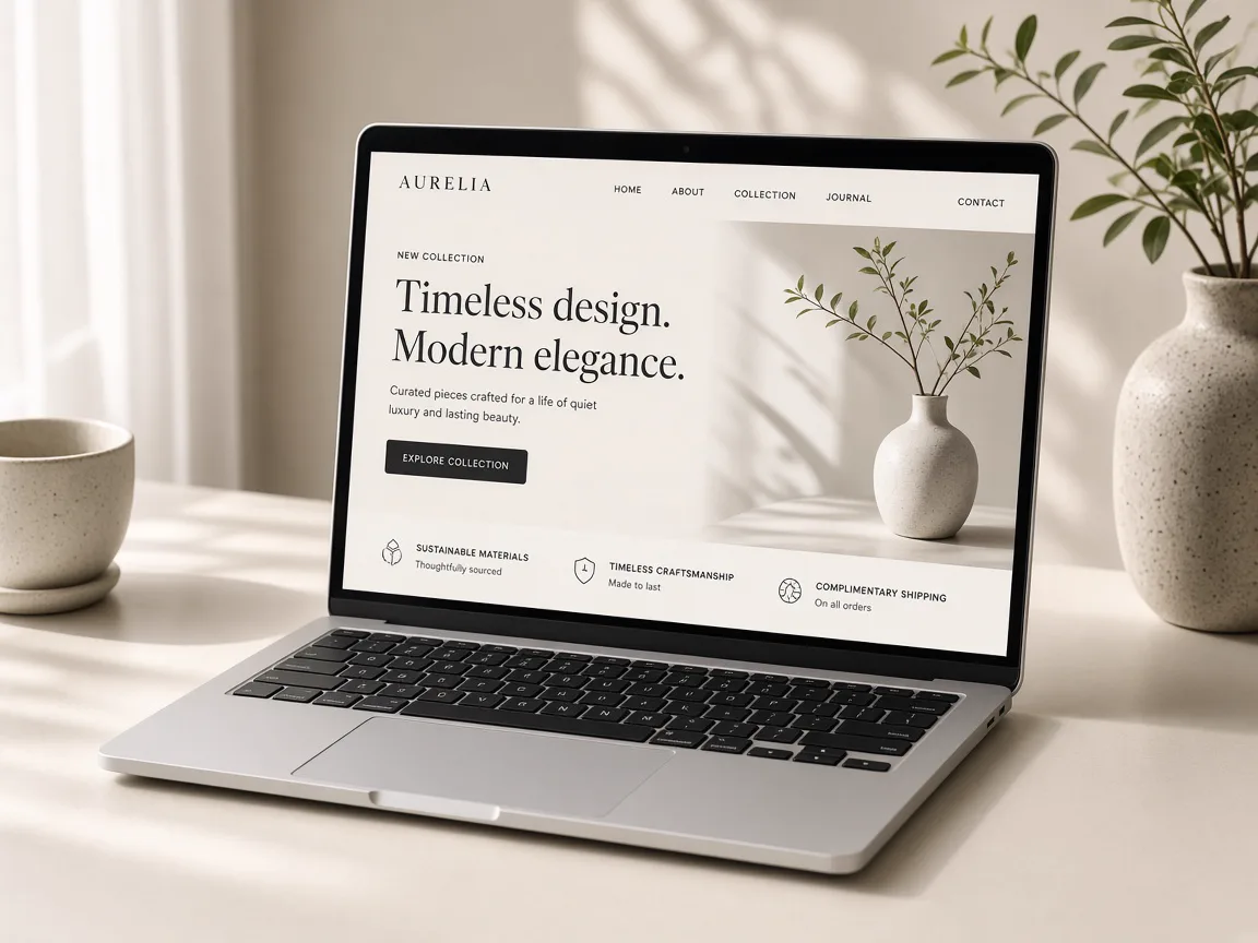 Landing page concept