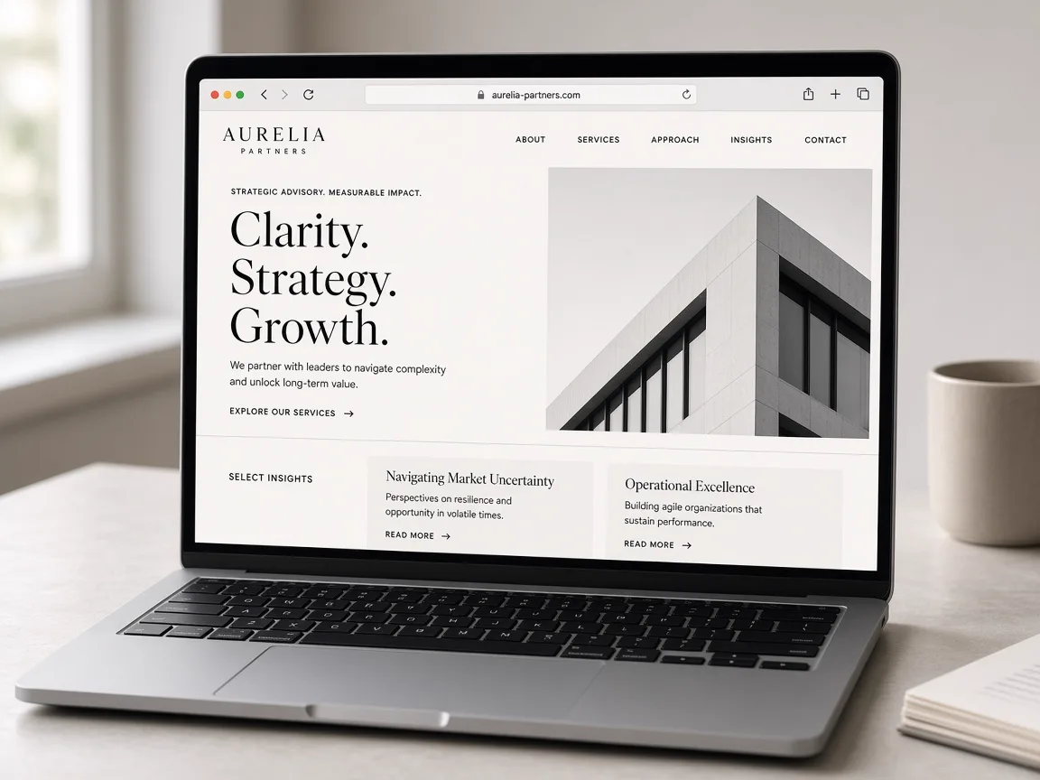 Website design concept