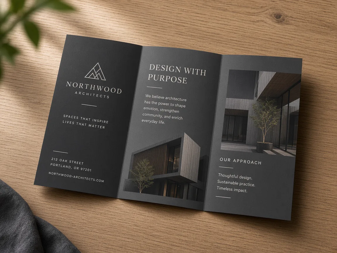 Brochures concept