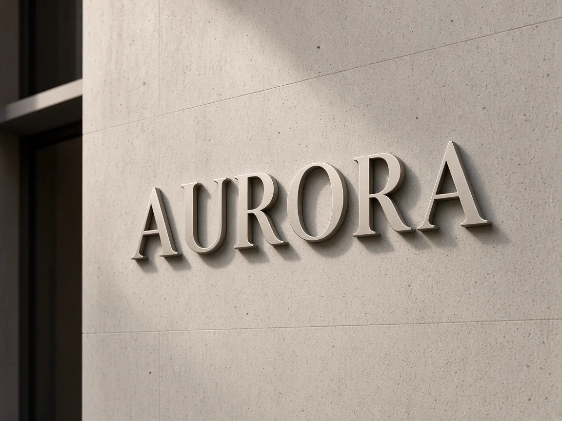 3D dimensional signage concept