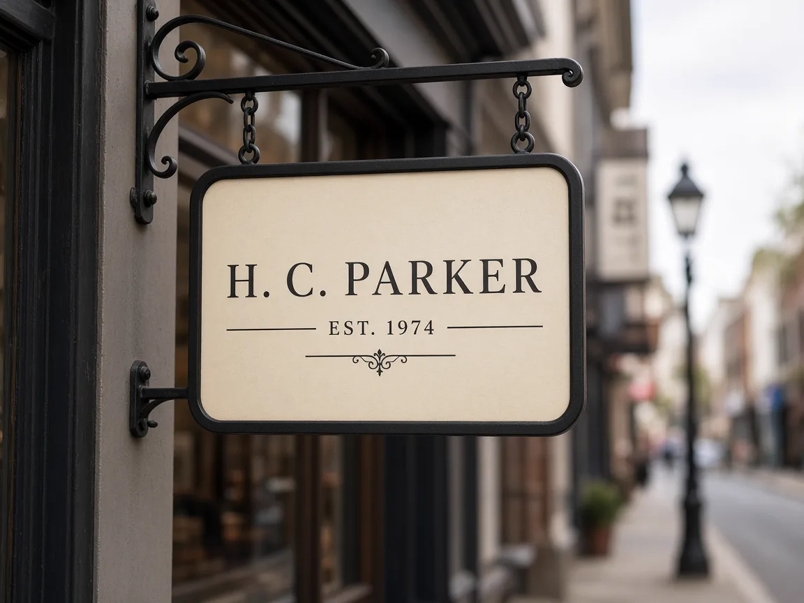 Business signage concept