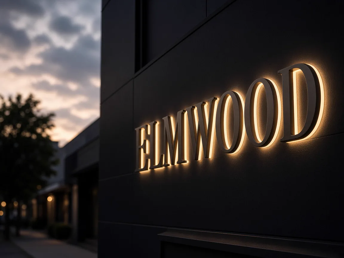 Illuminated signage concept